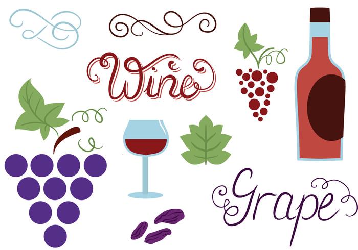 Free Grapes Vectors 700x490 Free Grapes Vectors