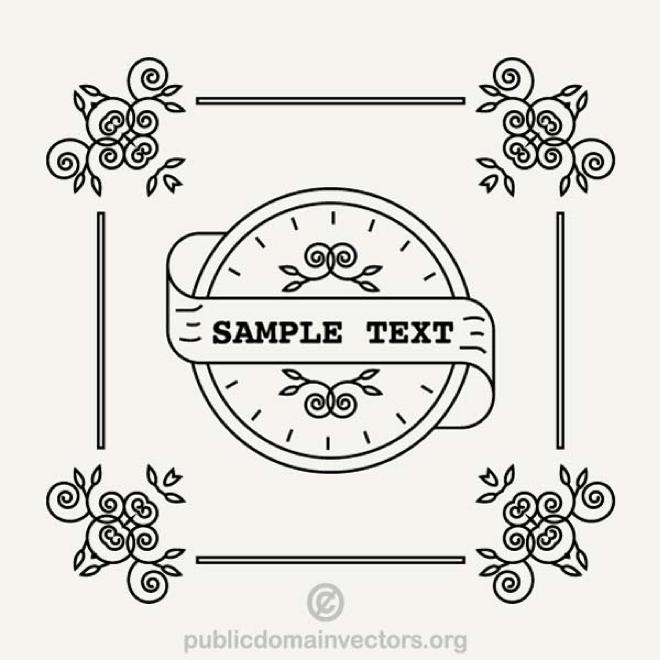 660x660 Wine Label Template