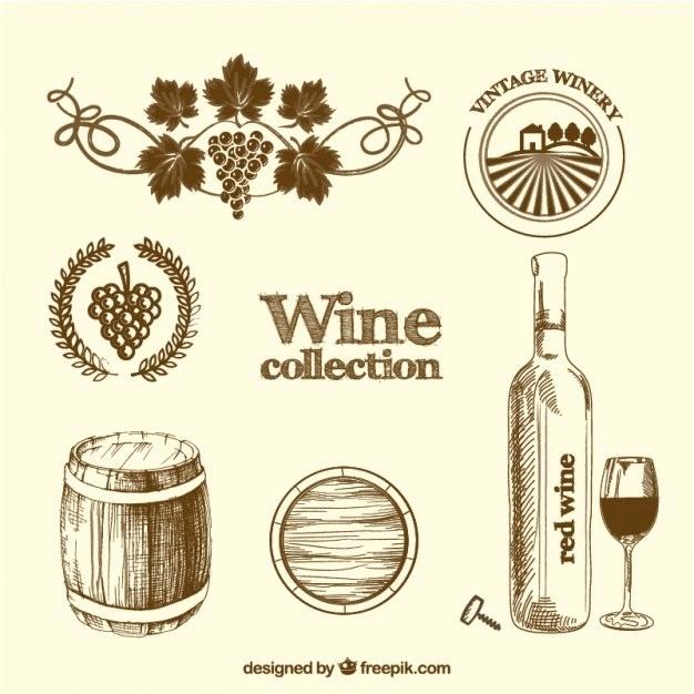 626x626 Wine Label Designs Free Vector Format Download Template