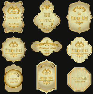 310x311 Wine Label Free Vector Download