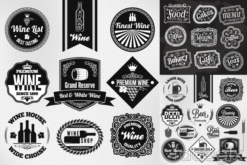 800x533 Creative Food Wine Label Vector Over Millions Vectors, Stock