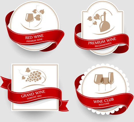 467x424 Elegant Wine Labels Vector Vector Misc Free Vector Free Download