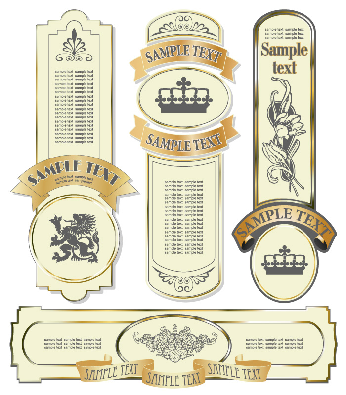700x800 Elegant Wine Label