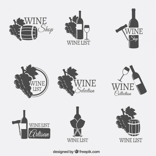 626x626 Wine Logos Vector Free Download