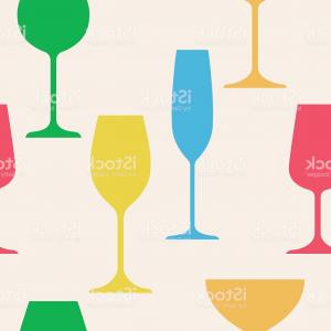 300x300 Glass Of Wine Silhouette Vector Clipart Studiogrfx