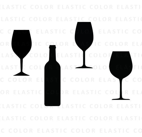 570x550 Wine Clipart Glass Silhouette For Free Download And Use Images
