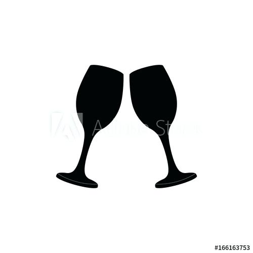 500x500 Wine Glass Silhouette Azstars Club