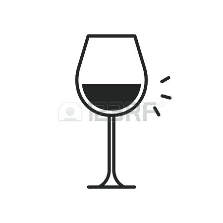 450x450 Wine Glass Silhouette