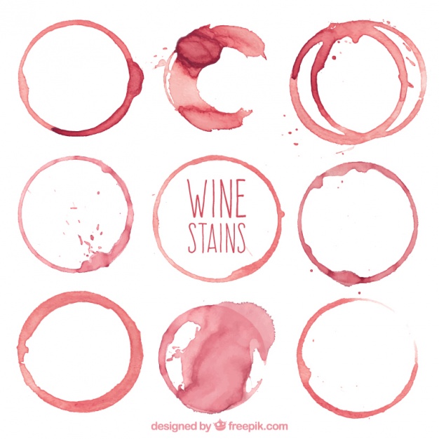 Wine Stain Vector