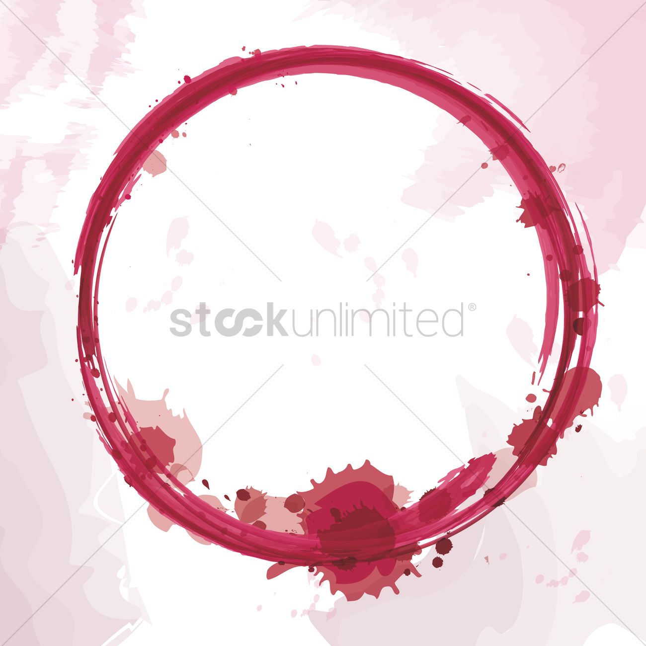 1300x1300 Wine Stain Vector Image