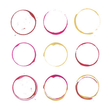450x450 Wine Stain Circles Royalty Free Vector Graphics