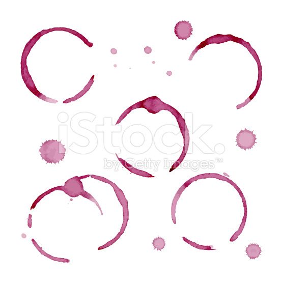 556x556 Set Of Red Wine Stain Vector Watercolor Logo Design Red Wine