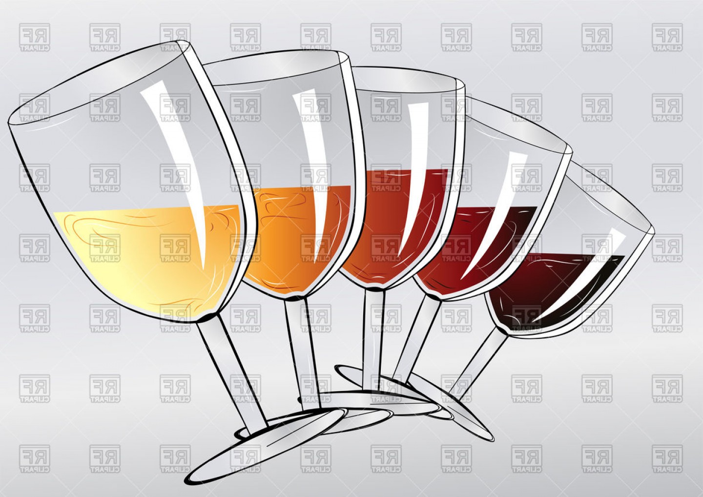 1440x1018 Wine Tasting Party Wineglasses With Wine Vector Clipart Soidergi
