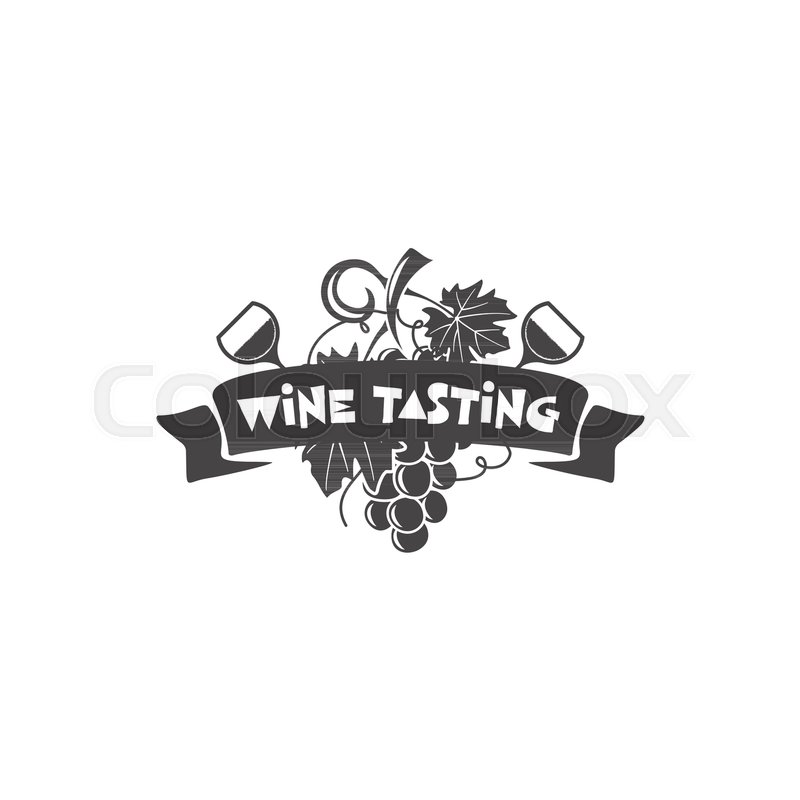 800x800 Wine Tasting, Winery Logo Template Stock Vector Colourbox