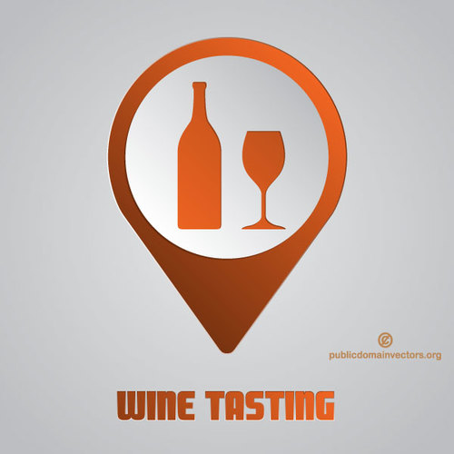 500x500 Wine Tasting Vector Symbol