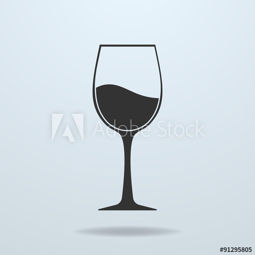 500x500 Glass Of Wine Vector Icon