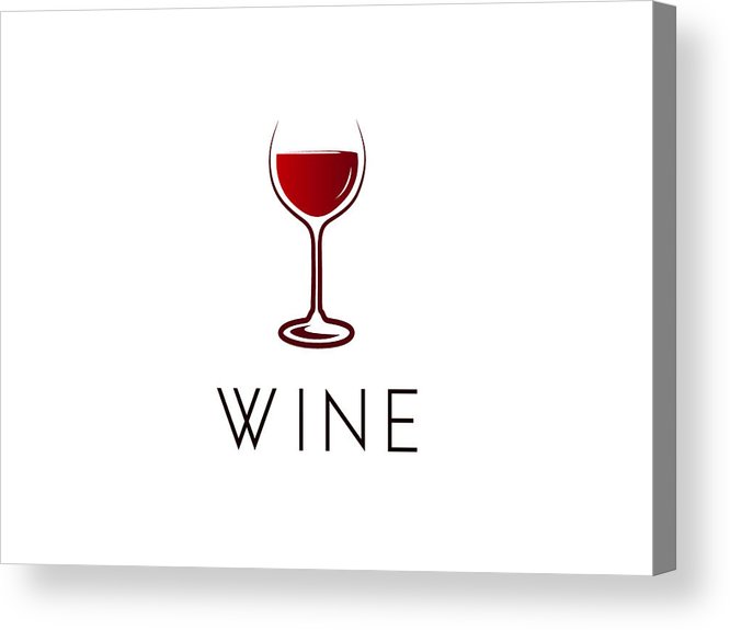 666x575 Wine Vector Design Acrylic Print