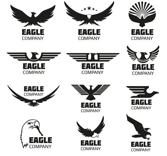 580x540 Eagles Vector Logo Set