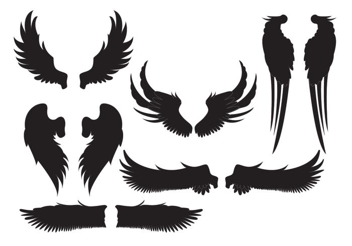 700x490 Silhouette Angel Wings