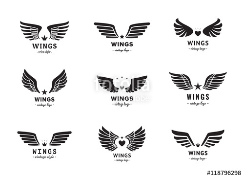 Wing Silhouette Vector at Vectorified.com | Collection of Wing ...