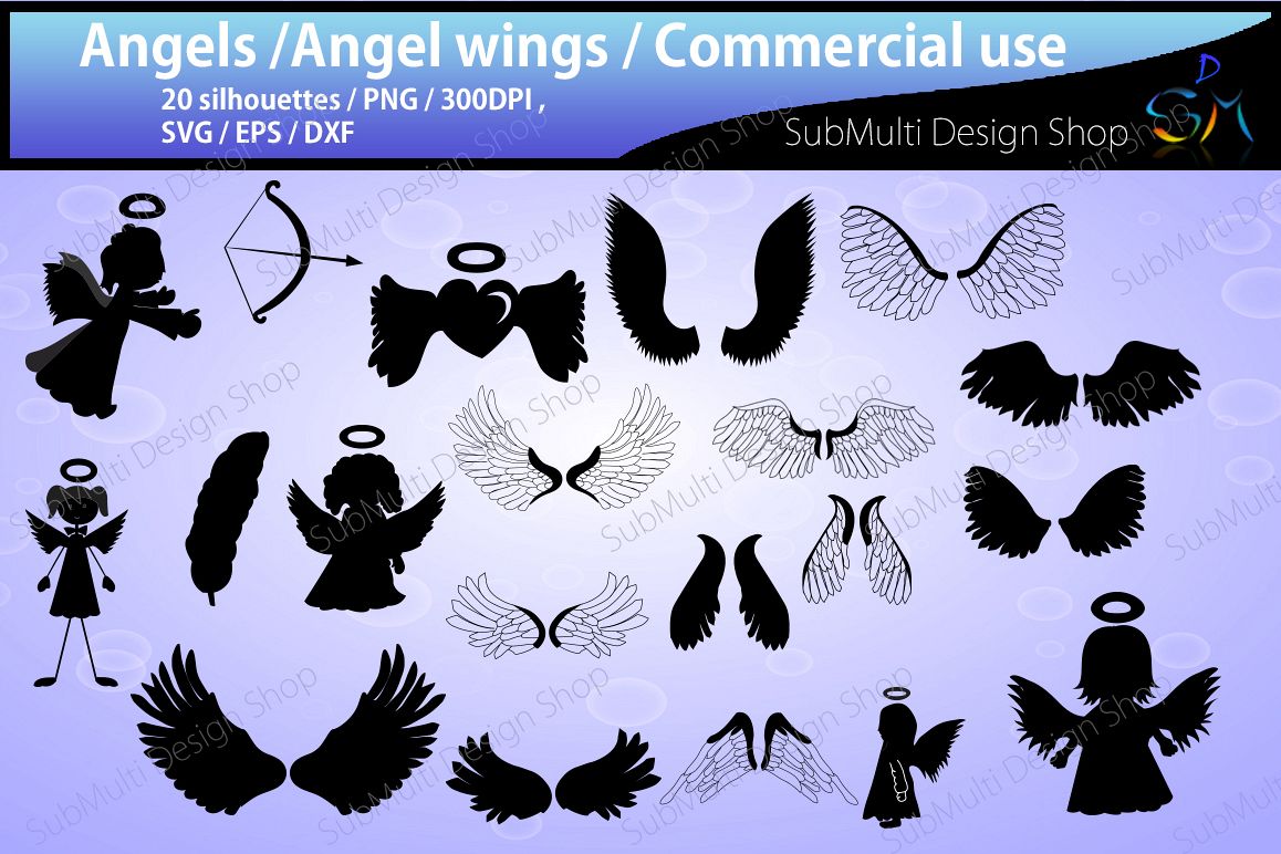 1158x772 Angel Silhouette Angel Clipart High Quality Wings Silhouette