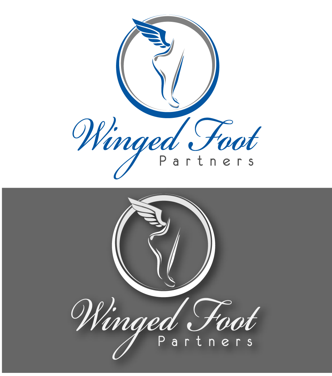 1067x1206 Professional, Elegant, Business Logo Design For Winged Foot