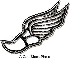 231x194 Wings And Foot Vector Clipart Illustrations Wings And Foot