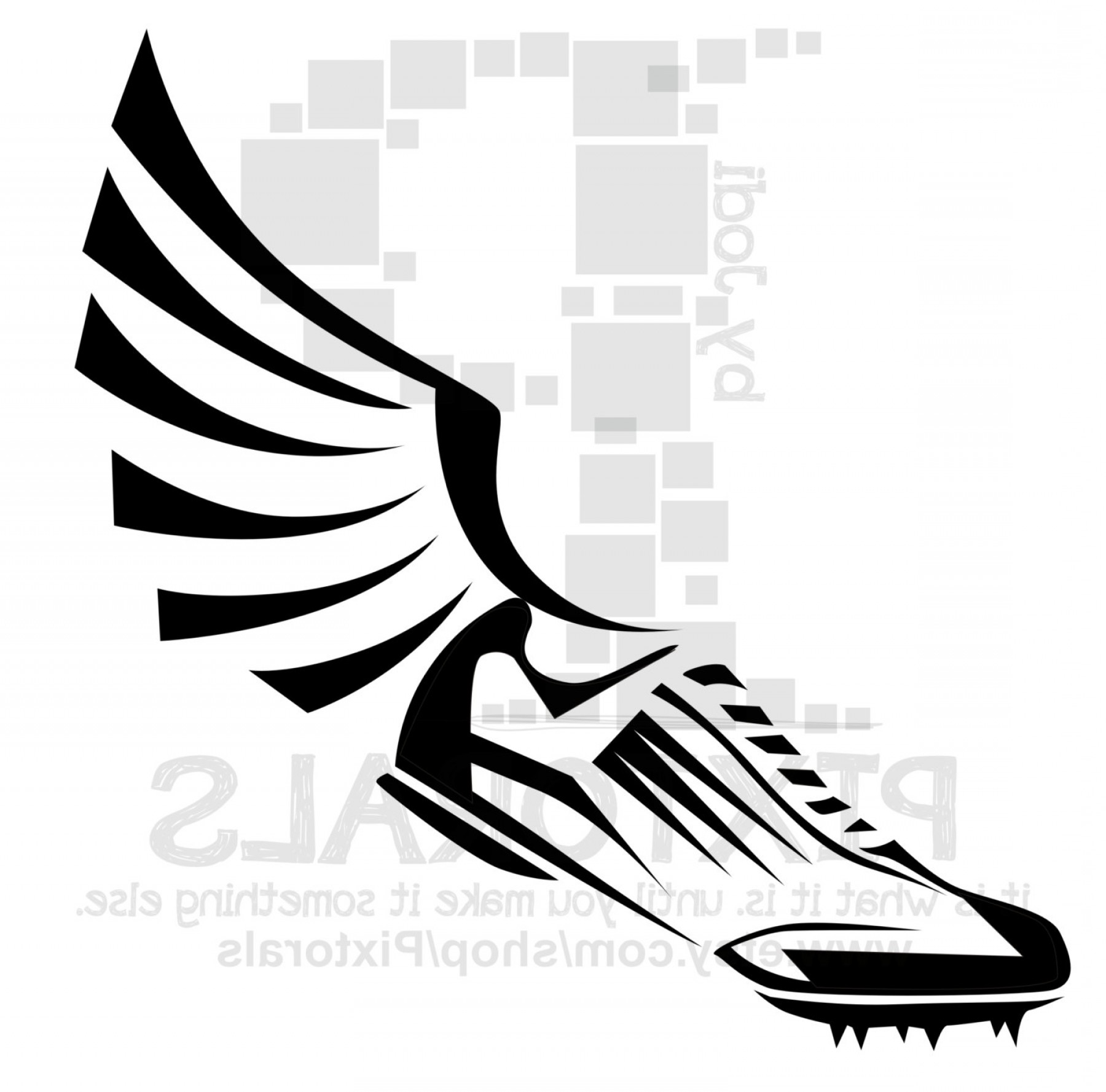 Winged Foot Vector at Vectorified.com | Collection of Winged Foot ...