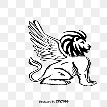 Winged Lion Vector At Vectorified Com Collection Of Winged Lion