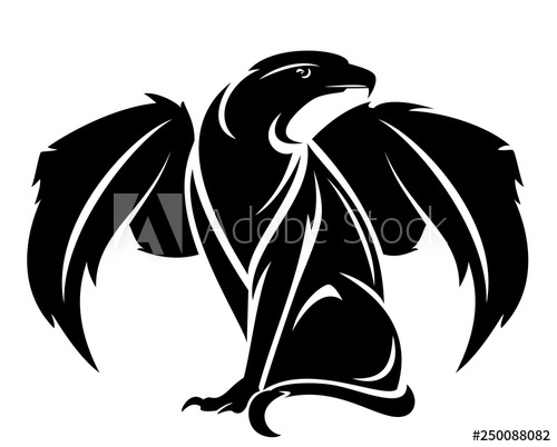 500x402 Winged Lion With Eagle Head