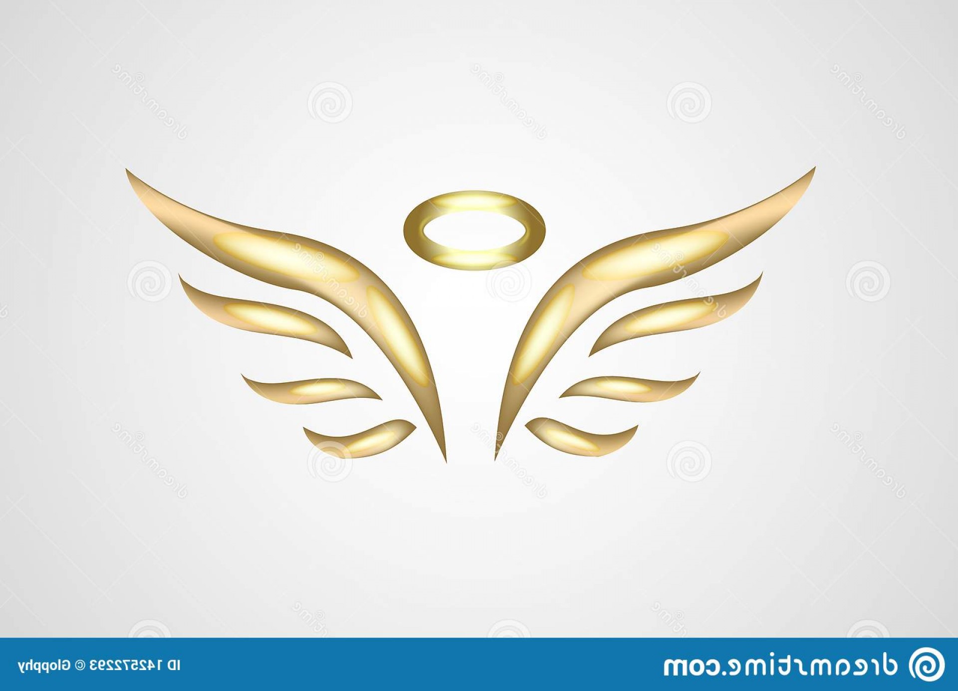 1920x1386 Gold Angel Logo Icon Vector Gold Sketch Angel Wings Religious