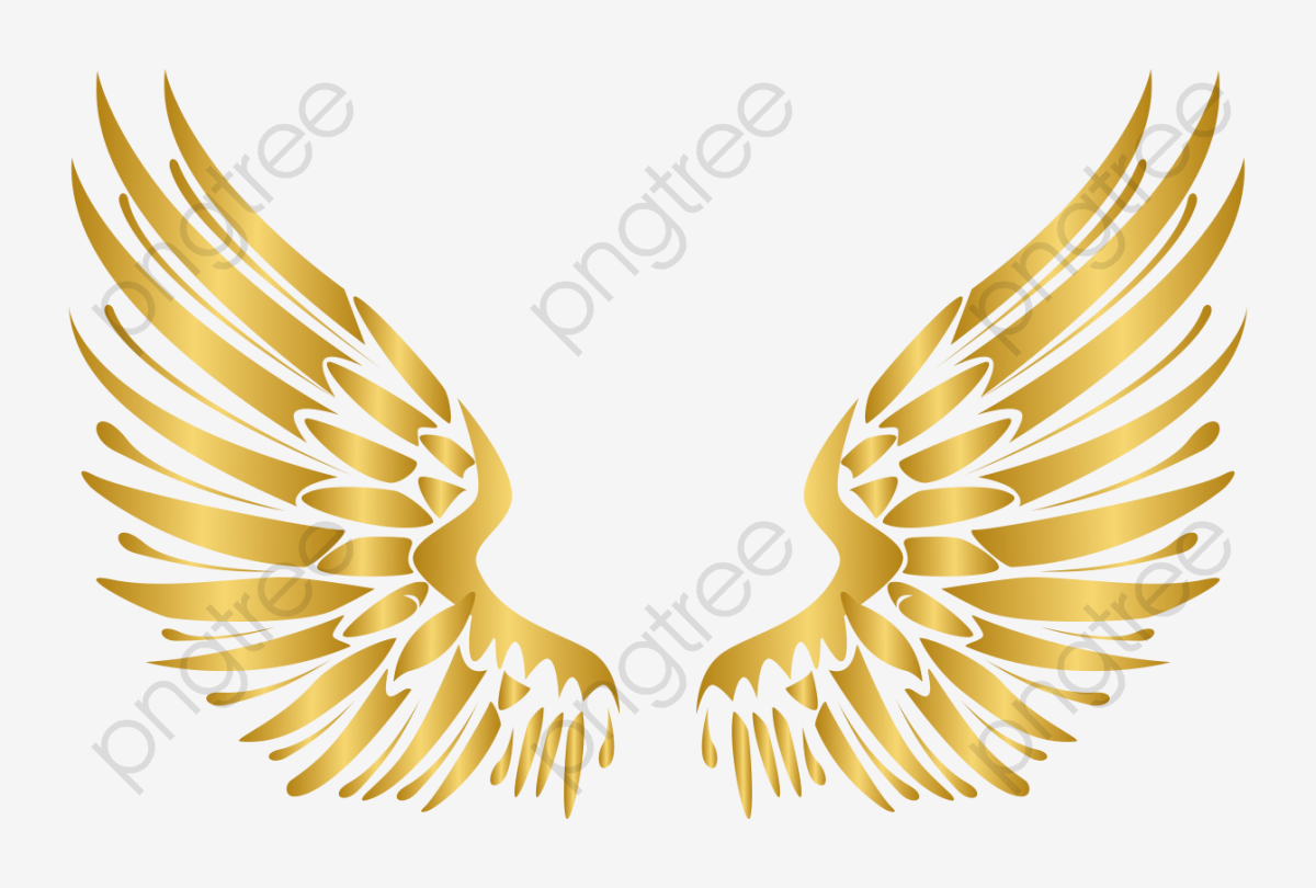 European Style Luxury Golden Wings Vector Elements, Vector, Golden 1200x810 European Style Luxury Golden Wings Vector Elements, Vector, Golden