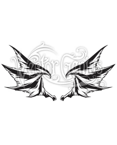Graphic Spread Dragon Wings Clipart 468x580 Graphic Spread Dragon Wings Clipart