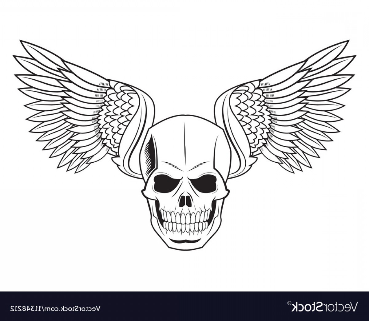Skull With Wings Tattoo Art Design Vector Soidergi 1200x1044 Skull With Wings Tattoo Art Design Vector Soidergi
