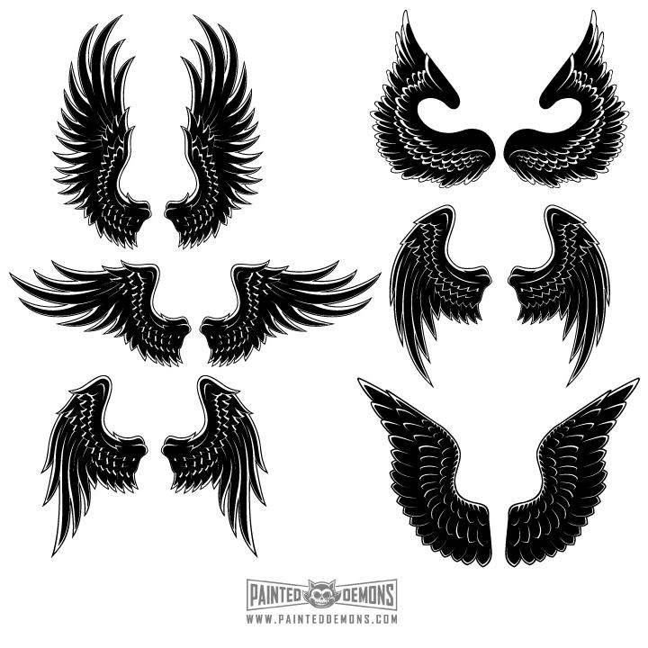 Wings Vector Art 720x720 Wings Vector Art