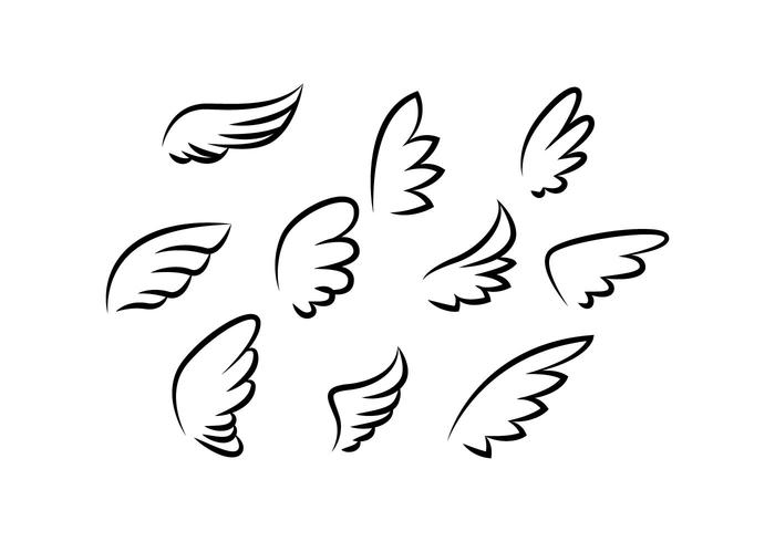 700x490 Wings Free Vector Art
