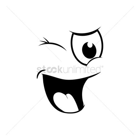 450x450 Free Eye Wink Stock Vectors Stockunlimited