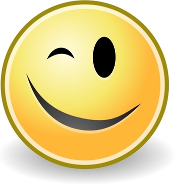 349x368 Wink Vector Free Vector Download