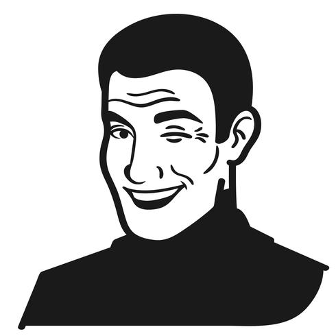 490x490 Winking Vector