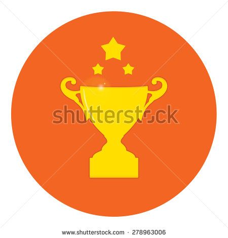 450x470 Winner Badge,champion's Cup, Celebration, Greeting Card, Yellow