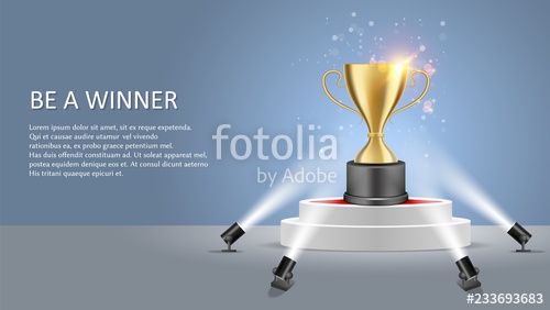 Winner Banner Vector