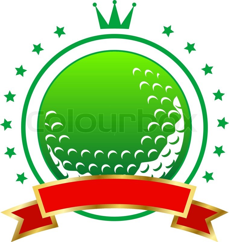759x800 Golfing Championship Icon Or Winners Stock Vector Colourbox