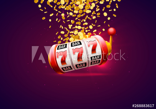 500x350 Casino Winner Banner Signboard On Background Vector