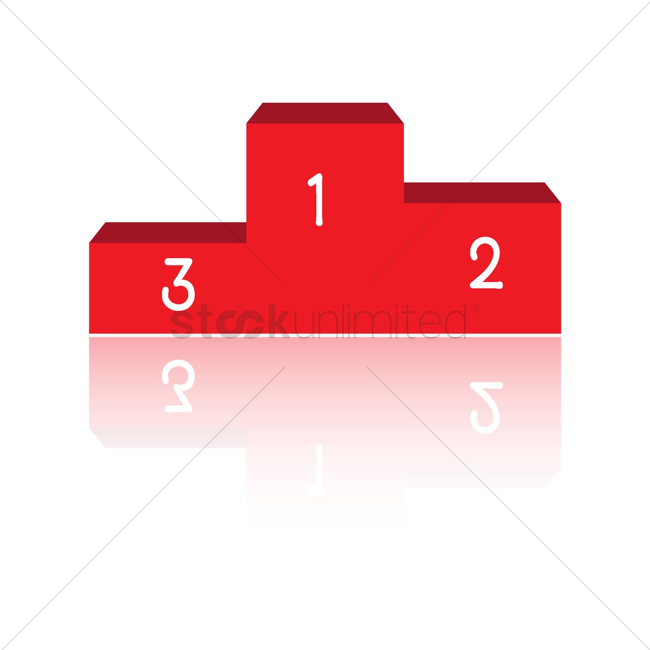 1300x1300 Winner Podium Vector Image