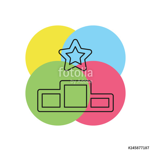 500x500 Winners Podium Vector Icon Stock Image And Royalty Free Vector