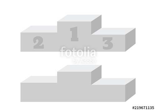 500x357 Empty Winner Podium Winner Pedestal, Vector Podium Stock Image