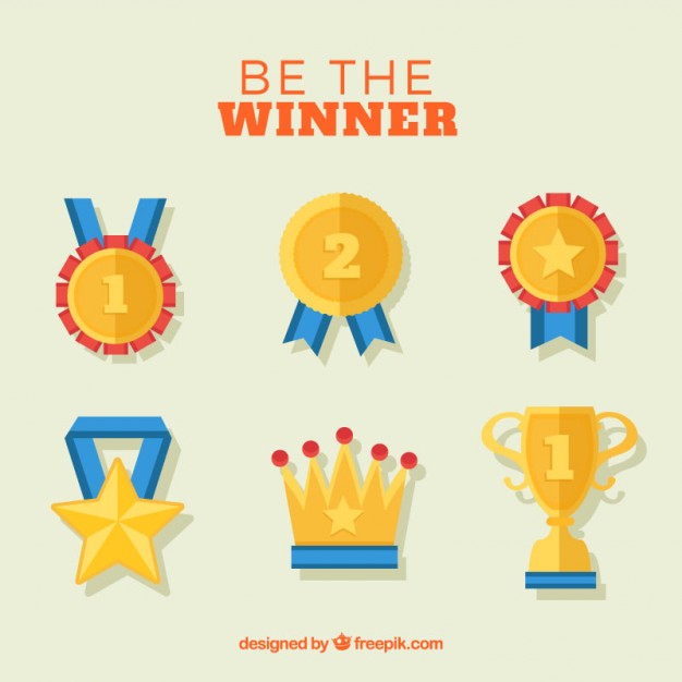 626x626 Be The Winner Vector Free Download