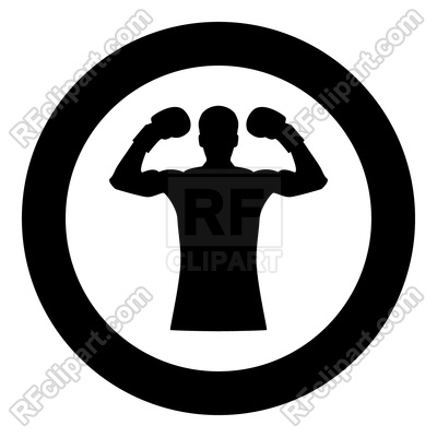 400x400 Boxer Silhouette