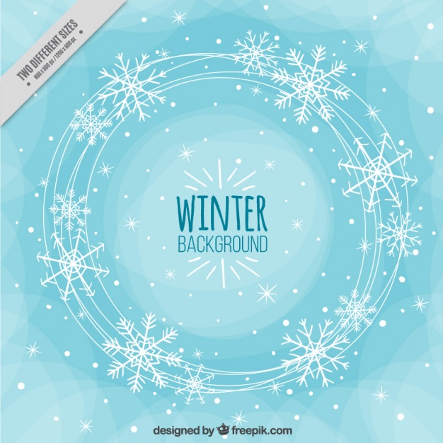 Winter Background Vector