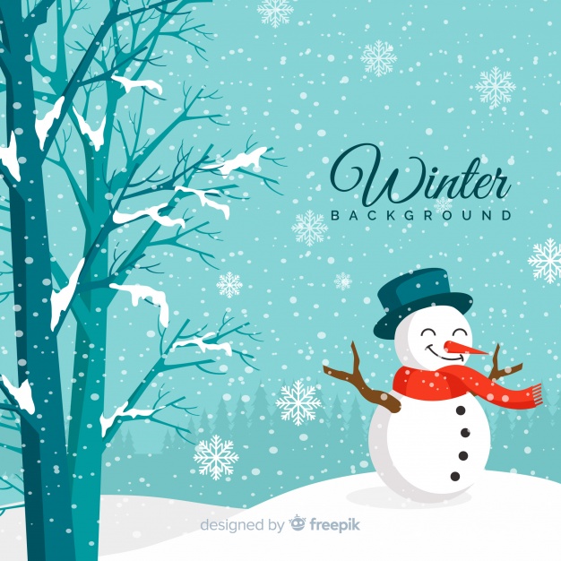 626x626 Winter Background Vector Free Download